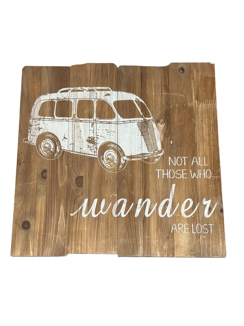Rustic “Not All Those Who Wander Are Lost” Wall Art